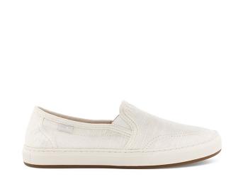 Sanuk Avery Hemp Vegan Women's Sidewalk Surfers White | Canada 86TCE